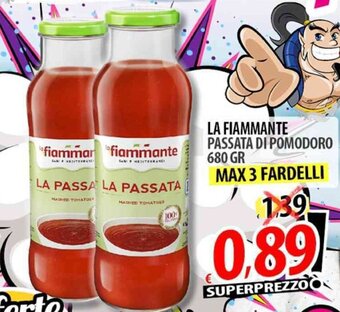 Il Genio Supermercato LA FIAMMANTE PASSATA DI POMODORO 680 GR offerta