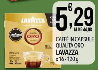 Iper Nonna Isa CAFFÈ IN CAPSULE QUALITÀ ORO LAVAZZA X16-120G offerta