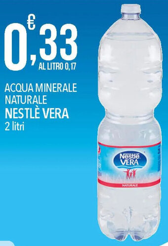 Iper Nonna Isa ACQUA MINERALE NATURALE NESTLÈ VERA 2 litri offerta