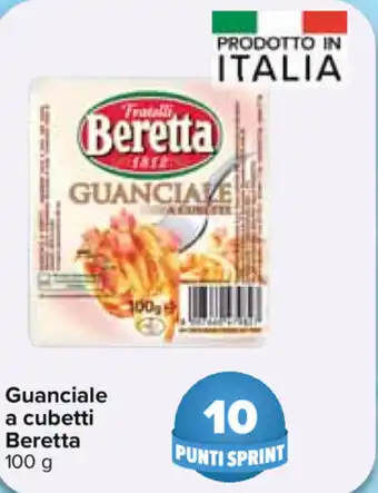 Carrefour Berreta Guanciale a Cubetti 100g offerta