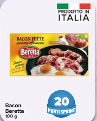 Carrefour Beretta Bacon 100g offerta