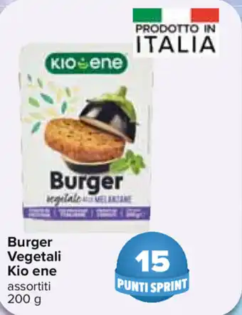 Carrefour Kio Ene Burger Vegetali 200g offerta