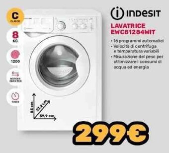 Fiducia & Convenienza INDESIT LAVATRICE EWC81284WIT offerta