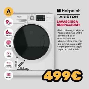 Hotpoint LAVASCIUGA NDB9636DAIT