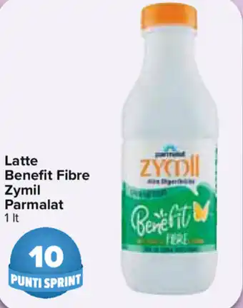 Carrefour Parmalat Zymil Latte Benefit Fibre 1lt offerta
