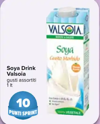 Carrefour Valsoia Soya Drink 1lt offerta