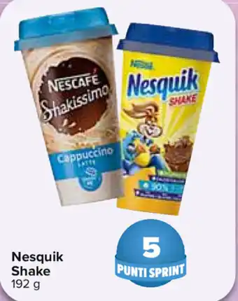 Carrefour Nestlè Nesquik Shake 192g offerta