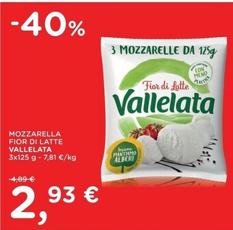 Vallelata mozzarella fior di latte