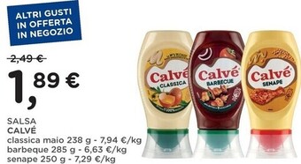 Poli Calvè salsa offerta