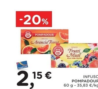 Pompadour infuso