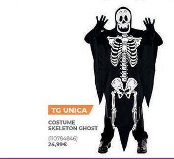 Costume skeleton ghost