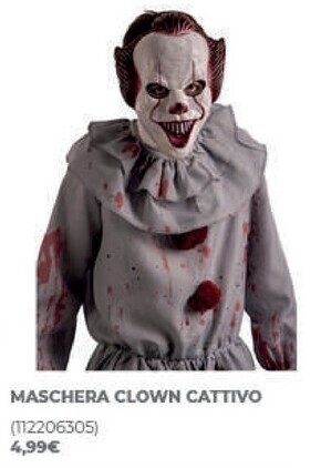 Toys Center Maschera clown cattivo offerta