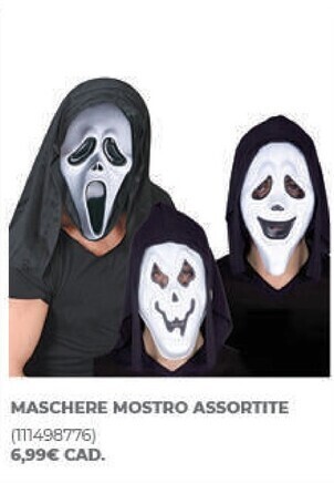 Toys Center Maschere mostro assortite offerta