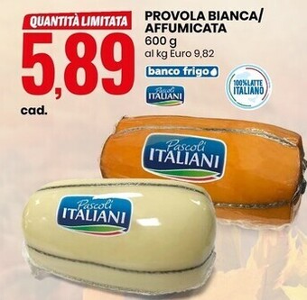 Eurospin Pascoli italiani provola bianca/affumicata offerta