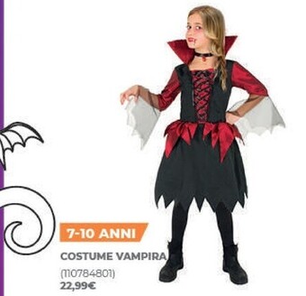 Toys Center Costume vampira offerta
