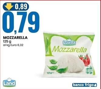 Eurospin Land mozzarella offerta