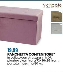 Eurospin Vicino a te panchetta contenitore offerta