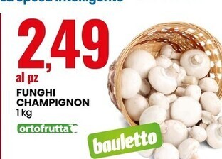 Eurospin Ortofrutta funghi champignon offerta