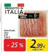 Carrefour Market Gran Crudo Zero offerta