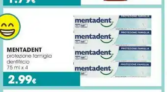 Tigotà Mentadent Protezione Tamiglia Dentifricio offerta