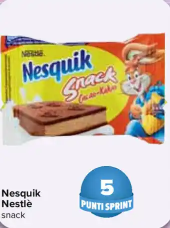 Carrefour Nestlé Nesquik Snack offerta