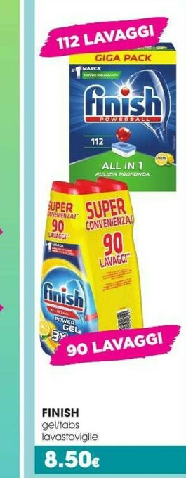 Tigotà Finish Tabs Lavastoviglie offerta