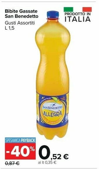 Carrefour Market San Benedetto Limone 1500 G(ml) offerta