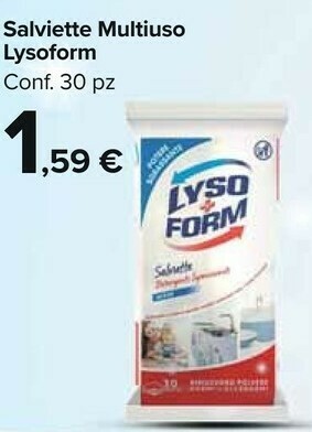 Carrefour Market Lysoform Salviette Multiuso offerta