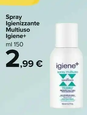 Carrefour Market Igiene+ Spray Igienizzante Multiuso offerta