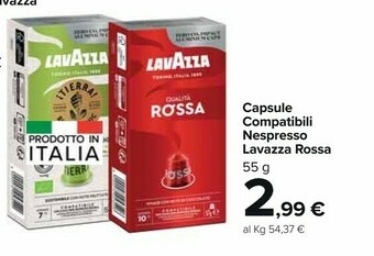 Carrefour Market Lavazza Capsule Compatibili Nespresso offerta