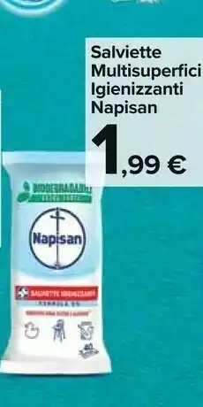 Carrefour Market Napisan Salviette Multisuperfici Igienizzanti offerta