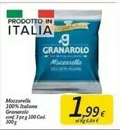 Carrefour Market Granarolo Oggi Puoi Mozzarella 300 G(ml) offerta