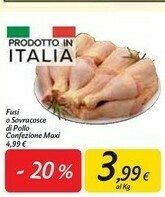Carrefour Market Fusi Sovracosce Di Pollo offerta