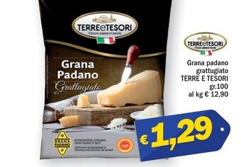 Ard Discount Terre e tesori grana padano grattugiato offerta
