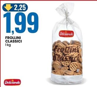 Eurospin Dolciando frollini classici offerta