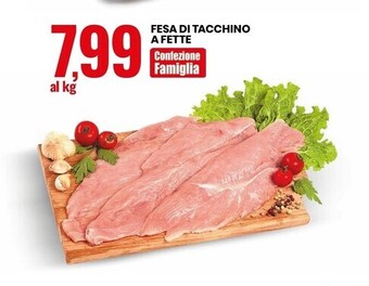 Eurospin Fesa di tacchino a fette offerta