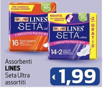 Assorbenti LINES Seta Ultra assortiti