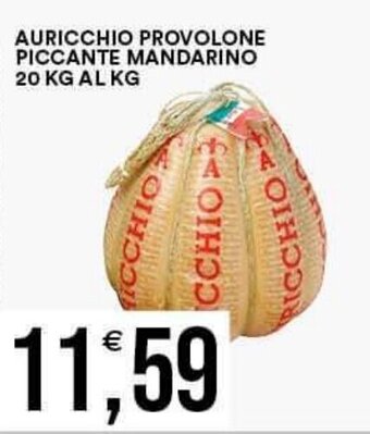 Vantaggio Cash&Carry AURICCHIO PROVOLONE PICCANTE MANDARINO 20 KG offerta