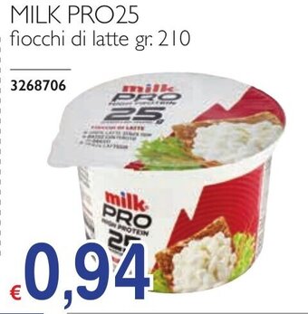Stop&Shop MILK PRO25 fiocchi di latte gr. 210 offerta