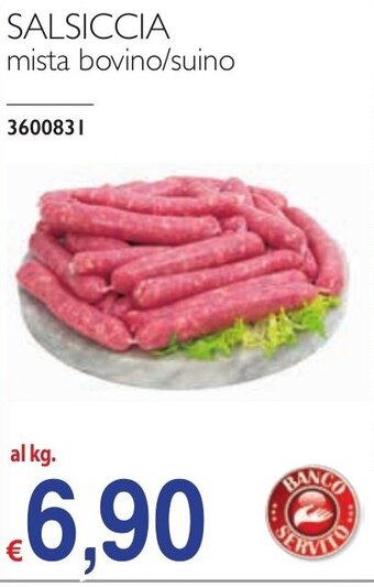 SALSICCIA mista bovino/suino