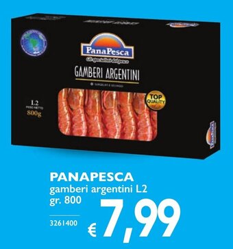 PANAPESCA gamberi argentini L2 gr. 800