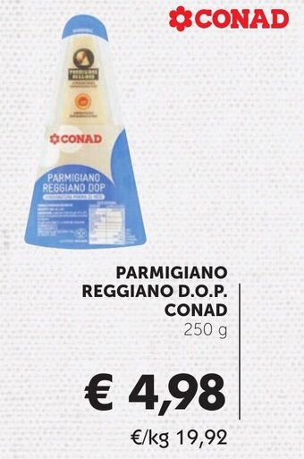 Conad PARMIGIANO REGGIANO D.O.P. CONAD 250 g offerta