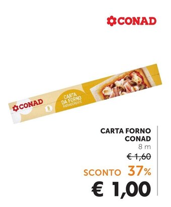 Conad CARTA FORNO CONAD 8 m offerta