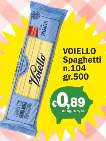 VOIELLO Spaghetti n. 104 gr.500