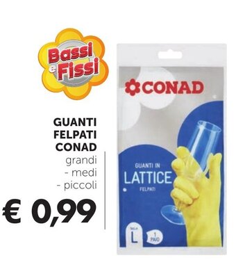 Conad GUANTI FELPATI CONAD offerta