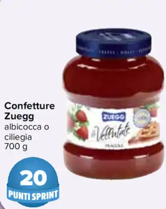 Carrefour Zuegg Confetture 700g offerta