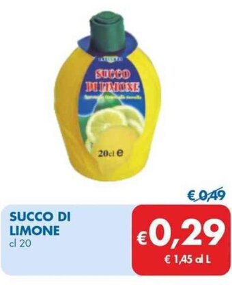 MD Discount SUCCO DI LIMONE cl 20 offerta
