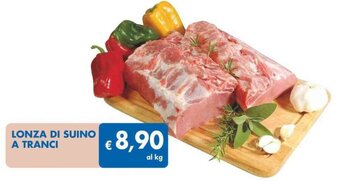MD Discount LONZA DI SUINO A TRANCI offerta