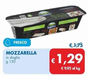 MD Discount MOZZARELLA in sfoglia g 130 offerta