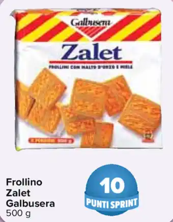 Carrefour Galbusera Frollini Zalet 500g offerta